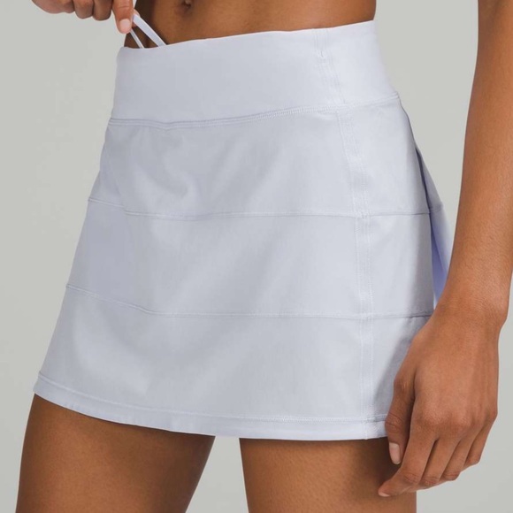 Lululemon Pace Rival Mid-Rise Skirt in Pastel Blue Size 10 - Picture 2 of 16